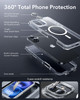 ESR for iPhone 16 Case Compatible with MagSafe FullBody MilitaryGrade Drop Proof Case with Builtin 9H Tempered Glass Scr