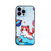 SIMPLYMDRN Slim for iPhone 16 Pro Max Cute Girly Cover Stylish Case for Women Cat Design Cute Case for Girls Cosmic Kitt