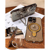 LXK Magnetic Invisible Stand for iPhone 16 Pro Max Case 69 Compatible with MagSafe MilitaryGrade Protection with Camera