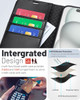 OCASE Compatible with iPhone 16 Pro Wallet Case PU Leather Flip Folio Case with Card Holders RFID Blocking Kickstand Sho