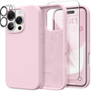 GONEZ Magnetic for iPhone 16 Pro Case Compatible with MagSafe Screen Protector Camera Lens Protector Silicone Shockproof