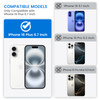 VEGO Case for iPhone 16 Plus Slide Camera Cover Belt Clip Holster 360Rotatable Ring Kickstand Military Grade Heavy Duty