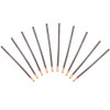 Yishenyishi Pack of 10 Curved Jumbo Bobby Pins,Hair Clips (Black-10pcs)