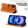 QLTYPRI Case for iPhone 16 Plus Premium PU Leather Simple Wallet Case Card Slots Kickstand Magnetic Closure Shockproof F