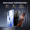 QiiStar Privacy Case for iPhone 16 Plus 67Clear Magnetic iPhone 16 Phone Case with Screen Protector Camera Cover Shockpr