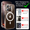 QiiStar Privacy Case for iPhone 16 ProClear Magnetic iPhone 16 Pro Phone Case with Privacy Screen Protector Camera Cover
