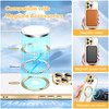 Hython Magnetic Clear for iPhone 16 Pro Case with Camera Lens Protector Compatible with MagSafe Luxury Plating Edge Slim