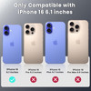 Maxdara for iPhone 16 Case with Slide Camera Cover Builtin Rotating Kickstand Ring 2 Pack Glass Screen Protector Stand P