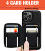 LOHASIC for iPhone 16 Pro Max Case Wallet 10 Cards with Magsafe Detachable Wallet with Card Holder 2 in 1 PU Leather Pro