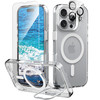 IDweel for iPhone 16 Pro Max Case with Screen Protector Camera Lens ProtectorCompatible with MagSafeBuiltin Camera Stash