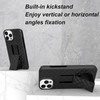 Ailiber Case Compatible with iPhone 16 Pro Max Phone Case with Screen Protector Belt Clip Case Kickstand Holder Holster