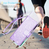 Fingic for iPhone 16 Plus Case Phone 16 Plus Wallet CaseGlitter Sparkly Shiny Cover 9 Card Holders PU Leather with Stand