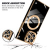 KANGHAR Case Designed for iPhone 16 Pro Magnetic Compatible with MagSafe Luxury Cute Plating Design Case FullBody AntiSc