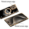 KANGHAR Case Designed for iPhone 16 Pro Magnetic Compatible with MagSafe Luxury Cute Plating Design Case FullBody AntiSc