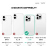 QOVOC for iPhone 16 Pro Case Clear Glitter MagSafe Compatible Bling Sparkly Girly Case for iPhone 16 Pro Magnetic Protec