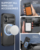 Lanhiem Magnetic for iPhone 16 Case IP68 Waterproof Dustproof Case Compatible with Magsafe Builtin Screen Protector Full