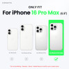 ORNARTO Compatible with iPhone 16 Pro Max Case 69 Slim Liquid Silicone 3 Layers Soft Gel Rubber Shockproof Protective Co