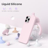ORNARTO Compatible with iPhone 16 Pro Max Case 69 Slim Liquid Silicone 3 Layers Soft Gel Rubber Shockproof Protective Co