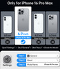 Meifigno Magnetic Case Designed for iPhone 16 Pro Max 69 Compatible with MagSafe MilitaryGrade Protection Translucent Ma