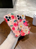 Roemary Cherry Case for iPhone 16 Plus Pink Garden Design Soft TPU Protective Cover for 67 inch iPhone 16 Plus