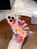 Roemary Strawberry Case for iPhone 16 Pro Maxfor iPhone 16 Pro Max Case Strawberry DaisyGarden Design Soft TPU Protectiv