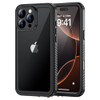 Lanhiem for iPhone 16 Pro Max Waterproof Case Dustproof Case Builtin Screen Protector Camera Protection 360 Full Body He