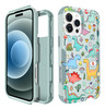 Plakill for iPhone 16 Pro Max Case for Women Cute Girls Phone Cover Cool Aesthetic Unique Design Teen Dinosaurs Heavy Du