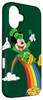 Disney Mickey Mouse Rainbow St Patricks Day Green Case for iPhone 16