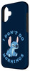 Disney Lilo Stitch I Dont Do Mornings Stitch Case for iPhone 16