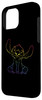 Disney Lilo Stitch Rainbow Gradient Stitch Case for iPhone 16 Pro Max