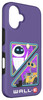 iPhone 16 Disney Pixar WallE Eve Purple Split Design Case