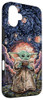 Star Wars The Mandalorian The Child Starry Night Style Case for iPhone 16 Plus