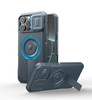 Dexnor for iPhone 16 Pro Max Case with Slide Camera Cover Adjustable Kickstand Magnetic Rugged Shockproof Bumper Cases H
