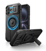 Dexnor for iPhone 16 Case with Slide Camera Cover Adjustable Kickstand Magnetic Rugged Shockproof Bumper Cases HeavyDuty