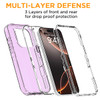 AICase for iPhone 16 Pro Case Clear 3 in 1 Heavy Duty Drop Protection Full Body Rugged ShockproofDust Proof 3Layer Milit