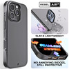 REBEL Air Case for iPhone 16 Pro Air Series Strong MagSafe Compatible Grippy Sides Slim Lightweight TPU Cover Protective