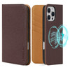 VISOUL Wallet Case for iPhone 16 Pro Max Pebbled Genuine Leather Wallet Case with Card Holder Kickstand Flip Folio Cover
