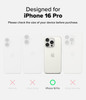Ringke Fusion Bold for iPhone 16 Pro Case Compatible with MagSafe Textured Sides for Grip AntiYellowing Technology Clear