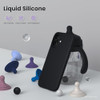 ORNARTO Compatible with iPhone 16 Case 61 Slim Liquid Silicone 3 Layers Full Covered Soft Gel Rubber Shockproof Phone Ca