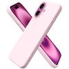 ORNARTO Compatible with iPhone 16 Case 61 Slim Liquid Silicone 3 Layers Full Covered Soft Gel Rubber Shockproof Phone Ca