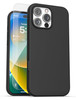 ENCASED Magnetic Silicone Case for iPhone 16 PRO 2024 Compatible with MagSafe Tempered Glass Screen Protector Soft SilkT