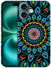 SuzaCase Back Case for iPhone 16 iPhone 16 Case with Stylish Mandala Colored Design Printed Cute Sleek Durable Hardshell