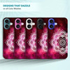 SuzaCase Back Case for iPhone 16 iPhone 16 Case with Stylish Mandala Nebula Galaxy Design Printed Cute Sleek Durable Har