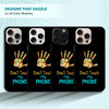 SuzaCase Back Case for iPhone 16 Pro iPhone 16 Pro Case with Stylish Dont Touch My Palm Print Design Printed Cute Sleek
