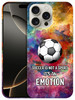 SuzaCase Back Case for iPhone 16 Pro Max iPhone 16 Pro Max Case Stylish Soccerball Watercolor Splashed Design Printed Sl