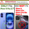 CoverON Designed for Apple iPhone 16 Plus Case Slim Minimal Thin TPU Flexible Skin Cover Guard Protective Silicone Sleev