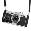 UnnFiko Emily in Paris Phone Case for iPhone 16 Pro Cute Camera Design 3D Vintage Camera Cover Phone Case with Long Lany