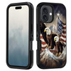 FVAENDHIO for iPhone 16 Case Heavy Duty 3 in 1 Hybrid Military Grade Shockproof Drop FullBody Protective Cover for iPhon