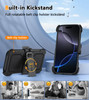 FNTCASE for iPhone 16 Pro Case Magnetic Dual Layer Protective Cell Phone Cover with BeltClip Holster Heavy Duty Military
