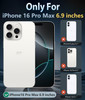 FNTCASE for iPhone 16 ProMax Case Clear Magnetic Phone Cases Compatible with Magsafe Slim Anti Yellowing Military Grade
